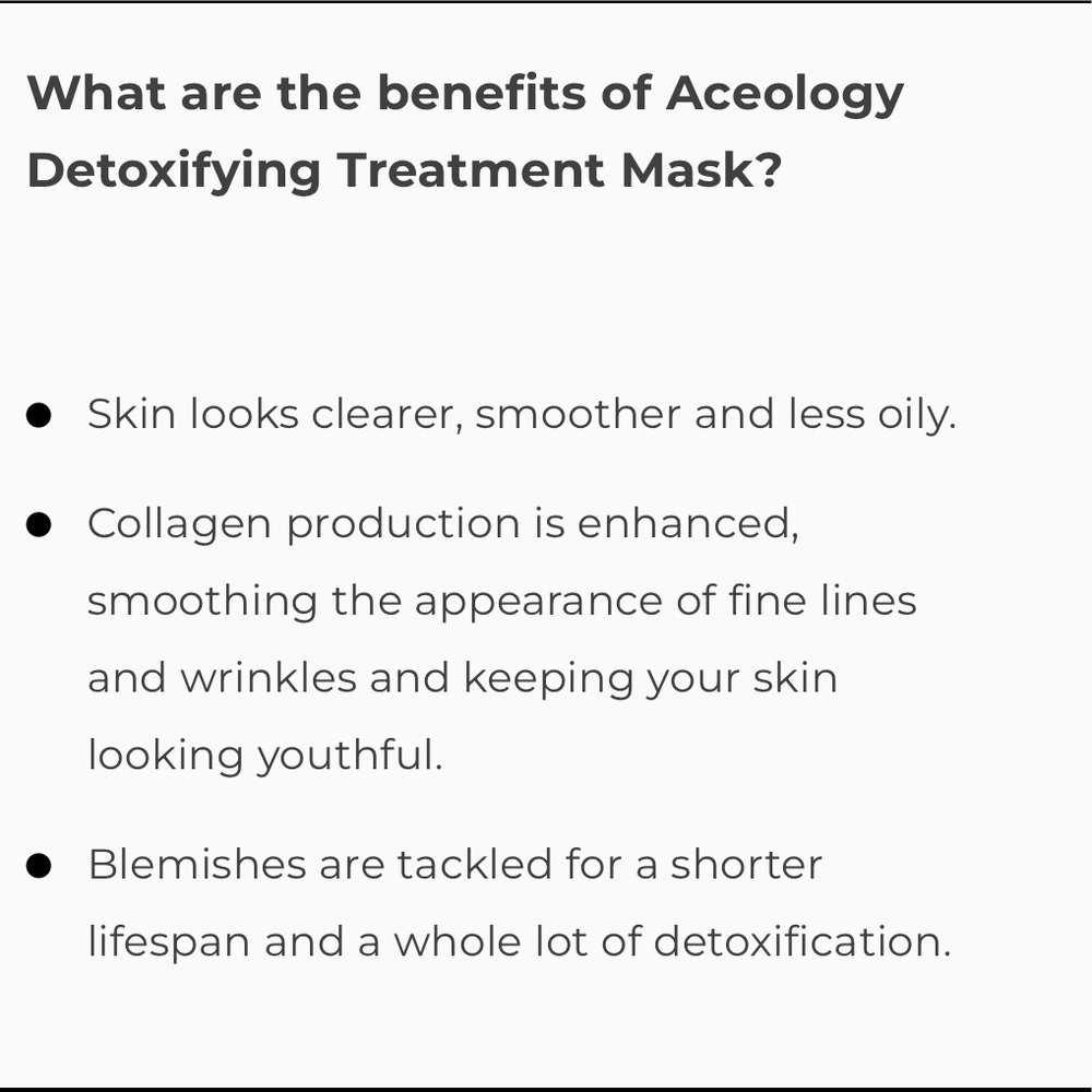 🌿 Aceology Detoxifying Treatment Mask - Picture 9 of 9